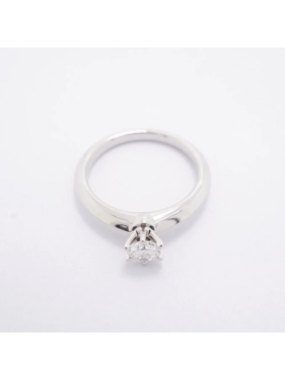 Tiffany & Co Ring Solitaire Platinum Diamond